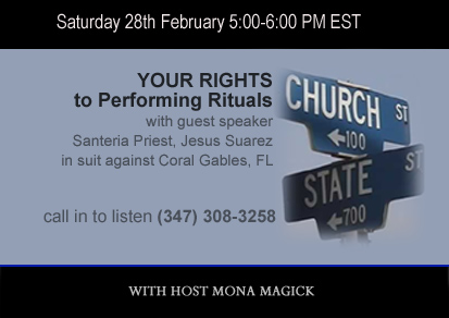 Your Rights to Performing Rituals