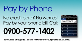 Pay by Phone 0900 577-1402